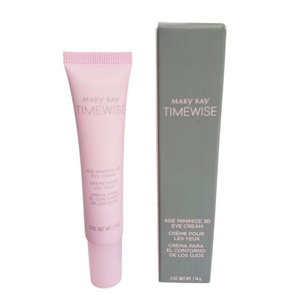 Mary Kay TimeWise Age Minimize 3D Eye Cream 0.5 Oz / 14g For All Skin Types - Picture 4 of 6